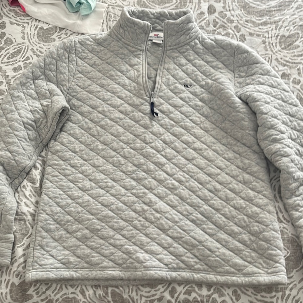 Vineyard vines quilt half zip